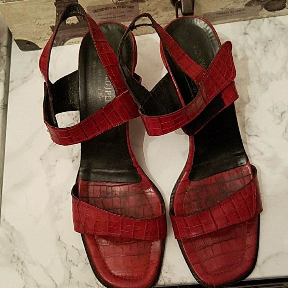 Donald Pliner Red Sandals